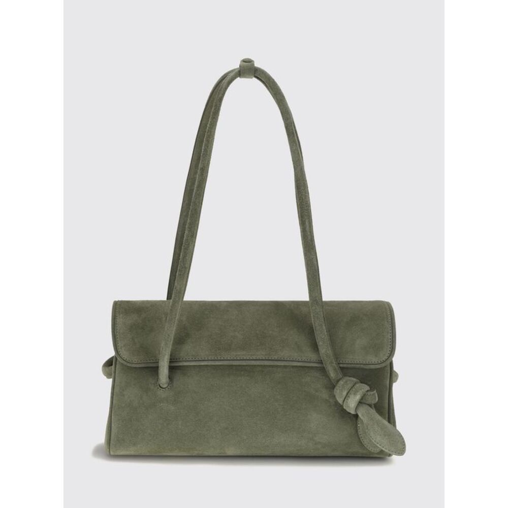 Jacquemus Women Jacquemus Le Turismo Suede Calfskin Shoulder Bag With Logo